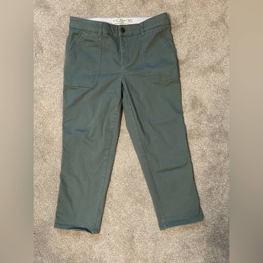 City Blues relaxed fit green jeans